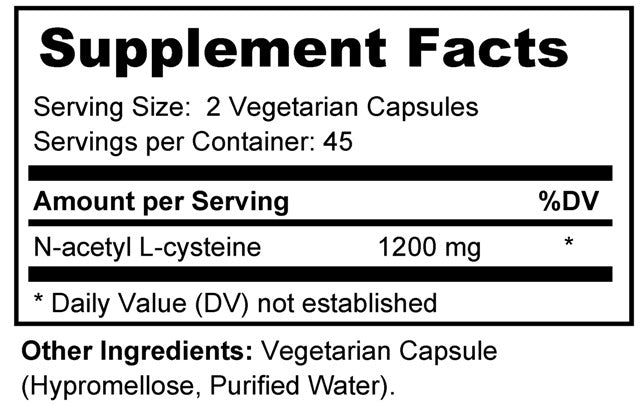 NAC 90 - Supports Respiratory Function, Glutathione Production & Detoxification