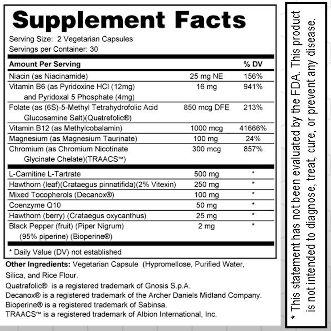 Cardiac Health - Heart, Endurance & BP Support
