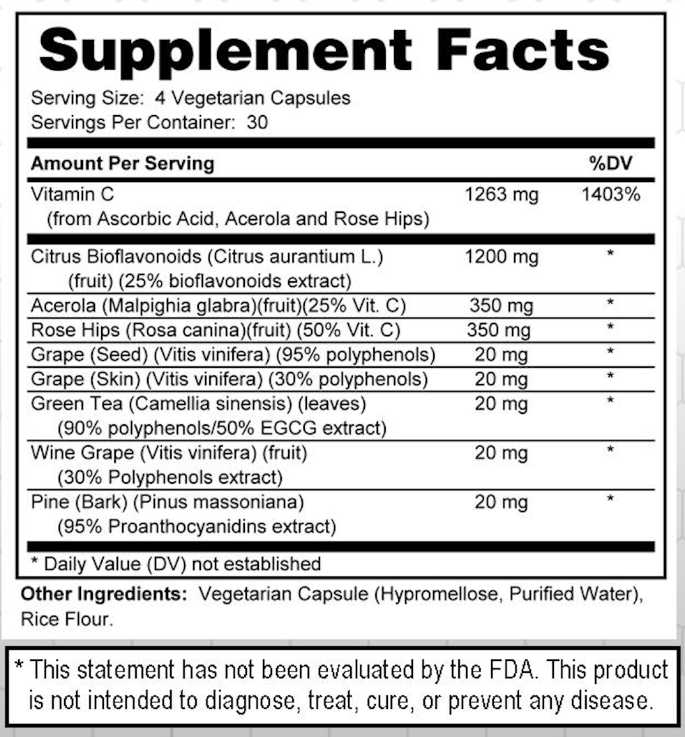 Ultra C+ - Full Spectrum Flavonoids & Vit C