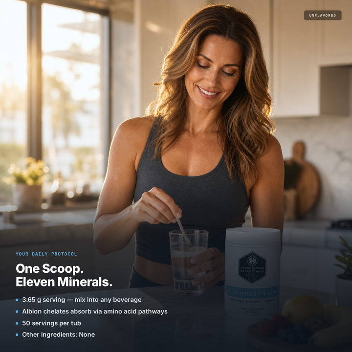 5X Chelated Minerals - Ultra High Absorption Powder