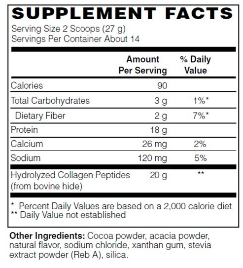 Beef Collagen - Rich Chocolate