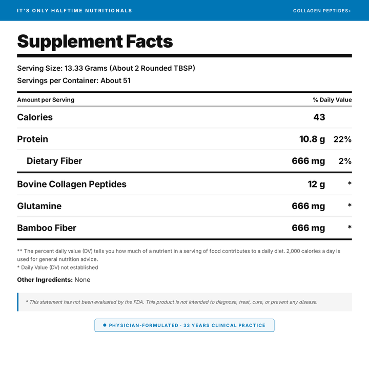 Collagen Peptides Plus – 12 g Grass-Fed Collagen Powder