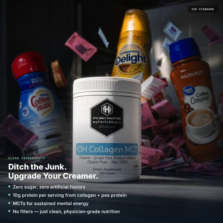 Collagen MCT Creamer - Grass Fed, Pasture Raised (Rich Vanilla)