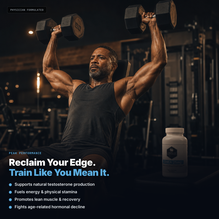 DHEA 25mg - Performance, Mood & Energy Support