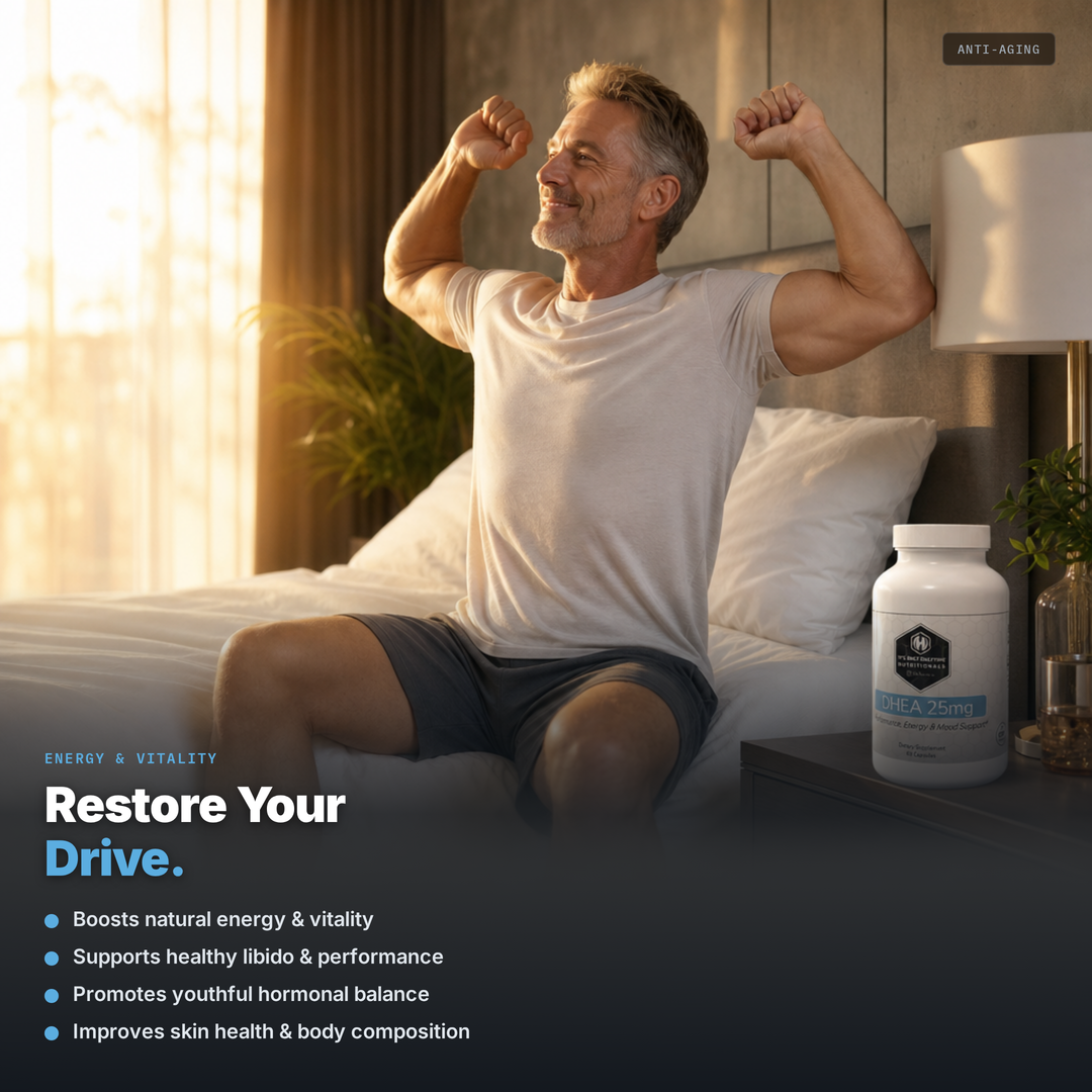 DHEA 25mg - Performance, Mood & Energy Support
