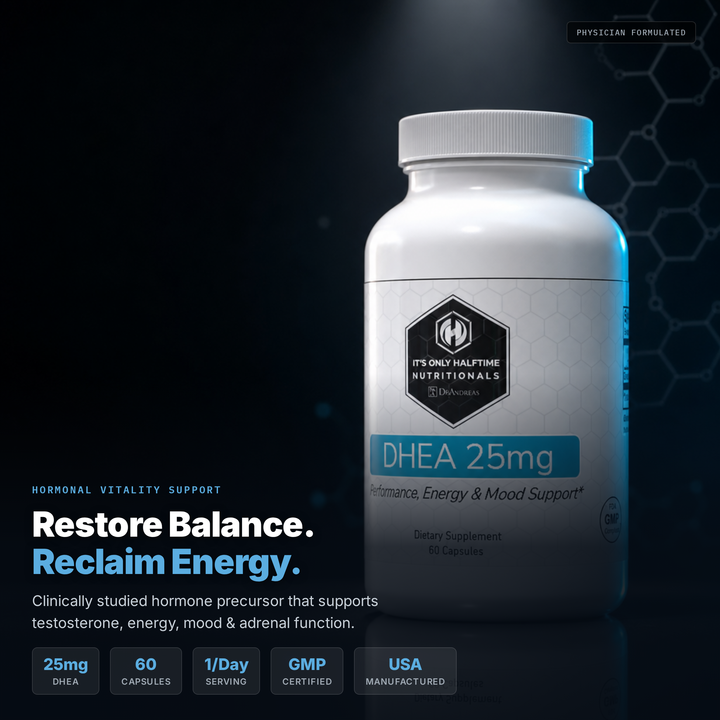 DHEA 25mg - Performance, Mood & Energy Support