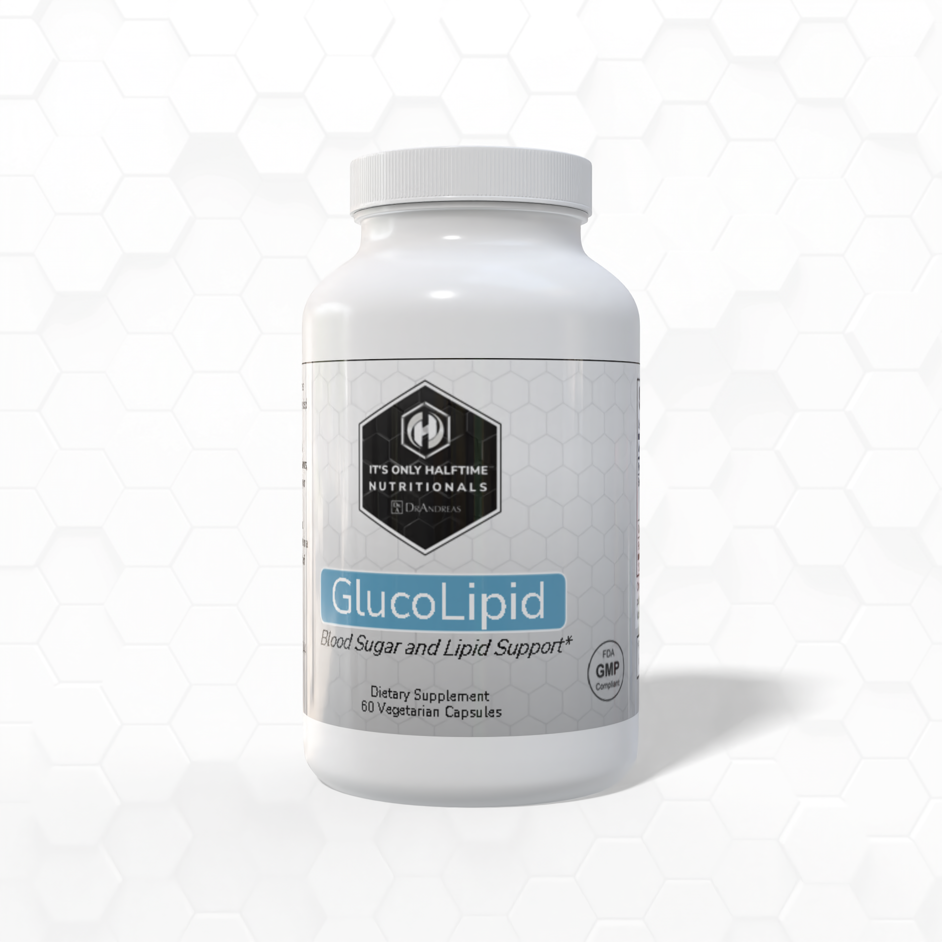IOH Nutrition GlucoLipid, Blood Sugar and Lipid Support, 60 vegetarian capsules