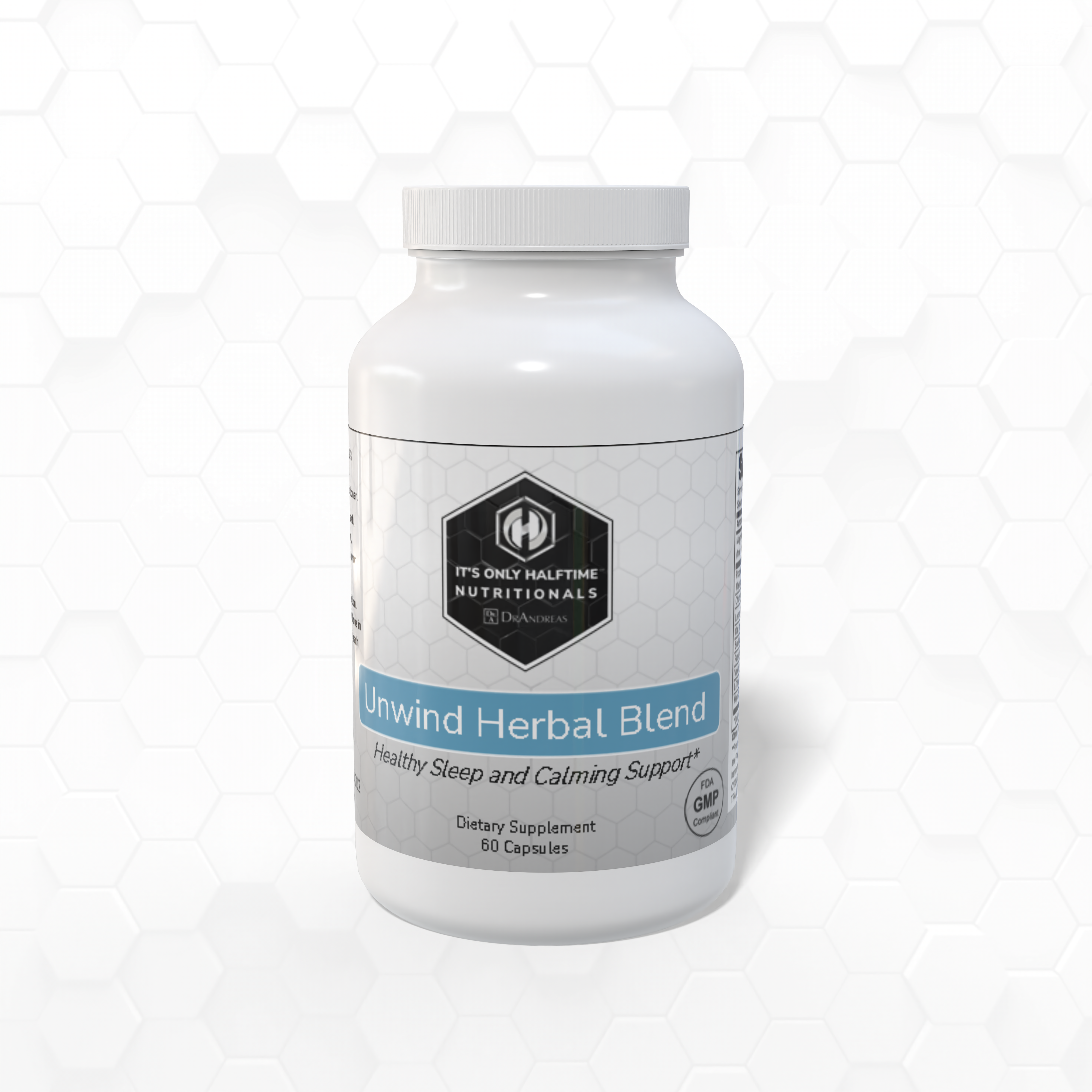 IOH Nutrition Unwind Herbal Blend, 60 vegetarian capsules