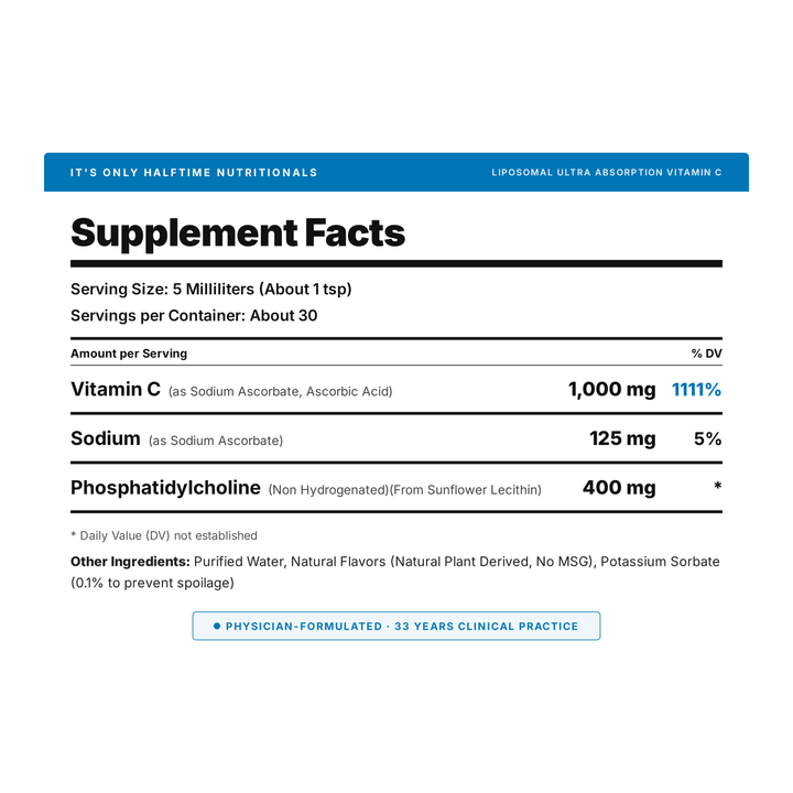 Liposomal Ultra Absorption Vitamin C