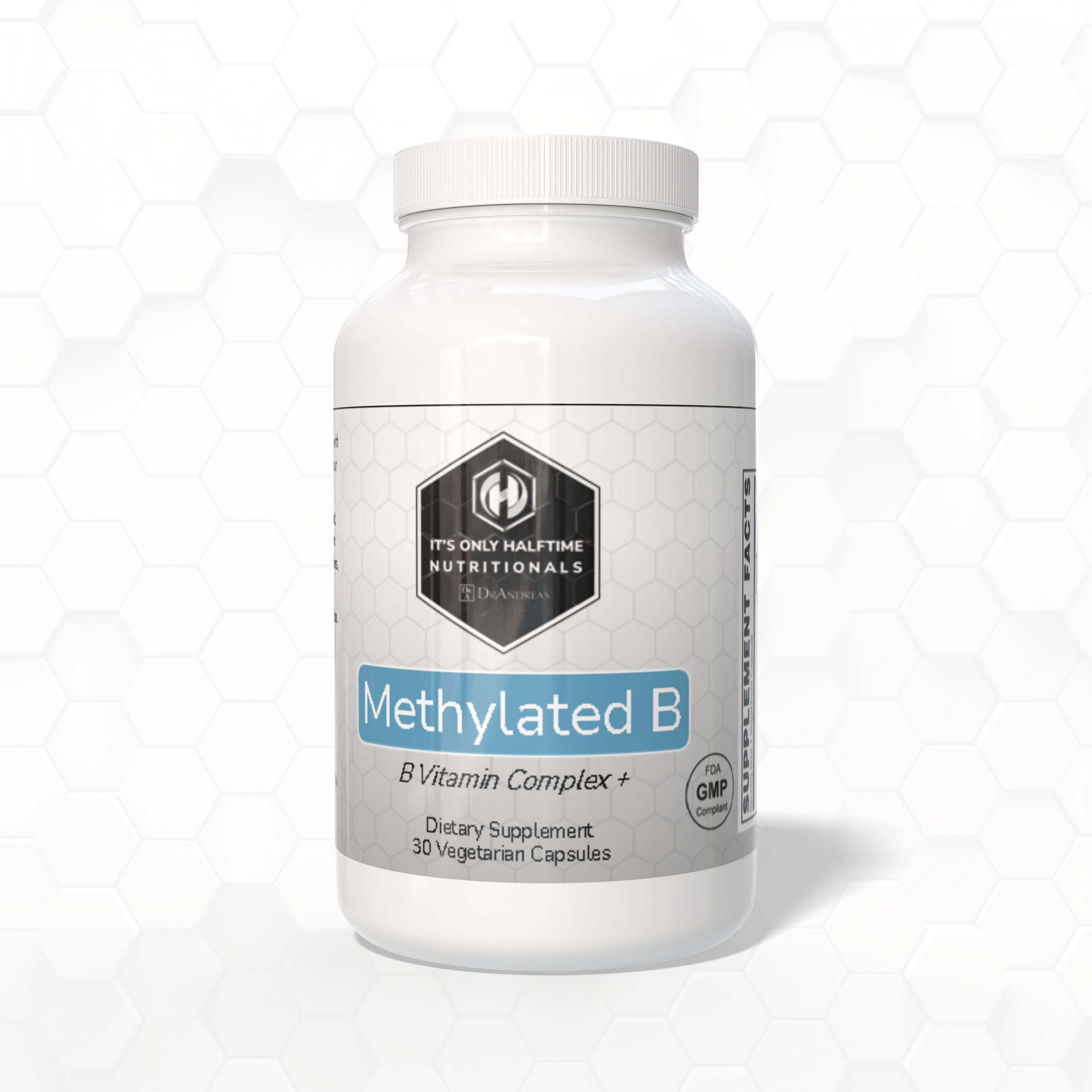 IOH Nutrition Methylated B, B Vitamin Complex, 30 vegetarian capsules