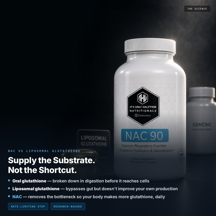NAC 90 - Supports Respiratory Function, Glutathione Production & Detoxification
