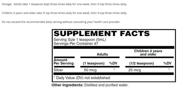 Colloidal Silver