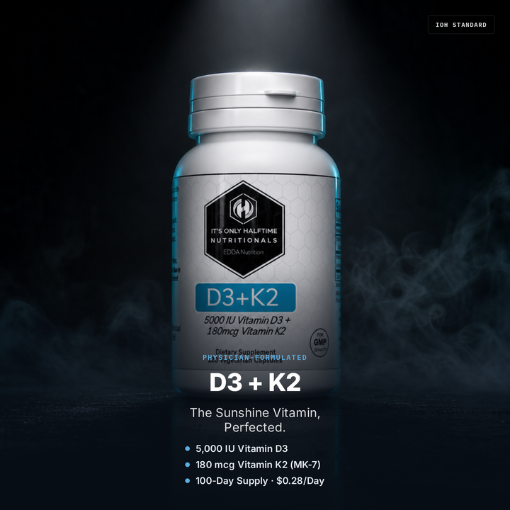 D3 & K2 - 5000 IU D3, 180 mcg K2