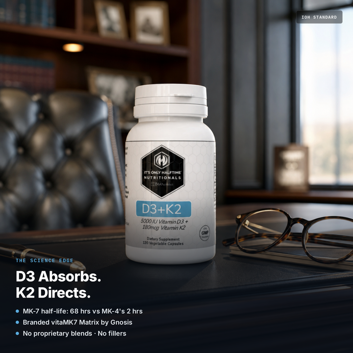 D3 & K2 - 5000 IU D3, 180 mcg K2