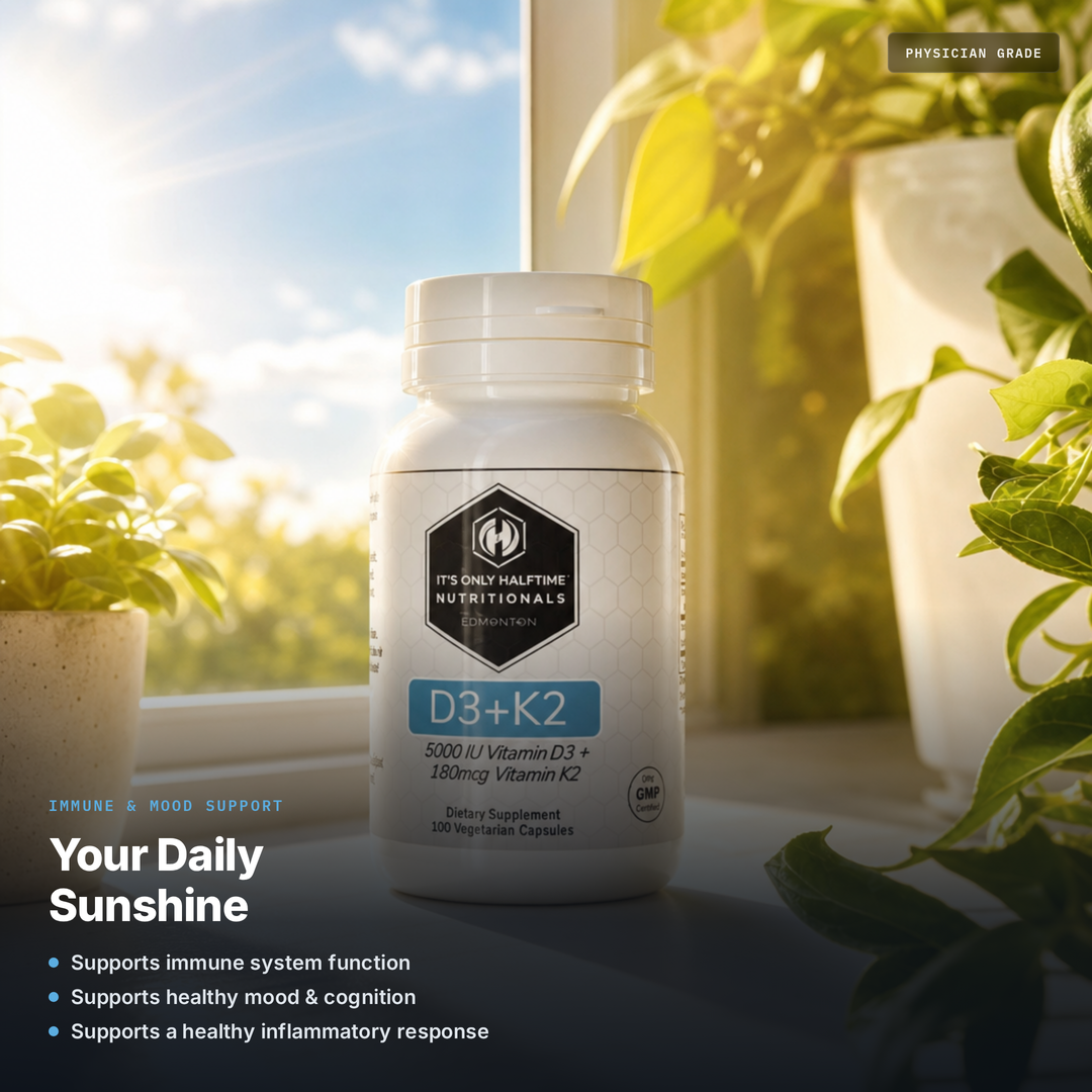 D3 & K2 - 5000 IU D3, 180 mcg K2