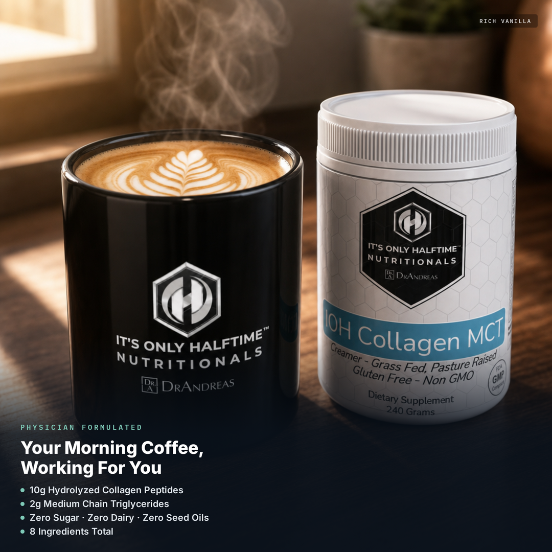 Collagen MCT Creamer - Grass Fed, Pasture Raised (Rich Vanilla)
