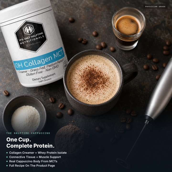 Collagen MCT Creamer - Grass Fed, Pasture Raised (Rich Vanilla)